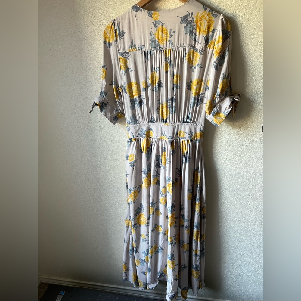 NWT Free People Love of my Life Floral Midi Dress - Picture 8 of 14
